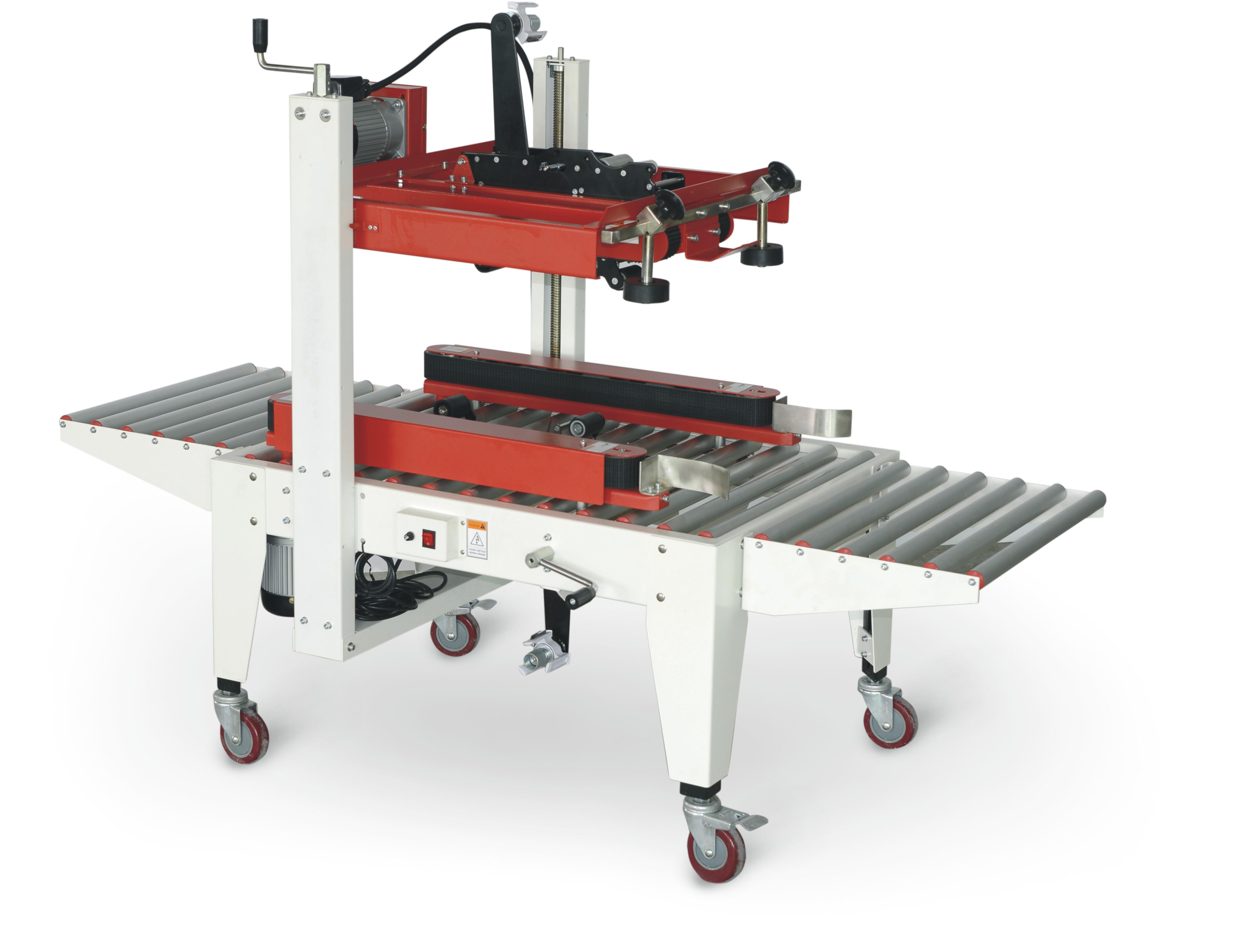 半自動(dòng)左右加頂部驅(qū)動(dòng)型手動(dòng)折蓋封箱機(jī)